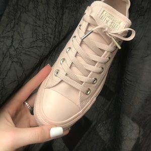 Rose gold Converse